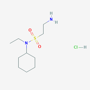 2-amino-N-cyclohexyl-N-ethylethane-1-sulfonamide hydrochloride
