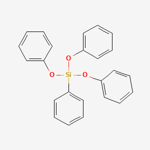 molecular formula C24H20O3Si B3045981 Phenyl-tri(phenoxy)silane CAS No. 1173-15-5