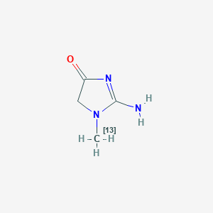 molecular formula C4H7N3O B3045982 2-amino-3-(113C)methyl-4H-imidazol-5-one CAS No. 1173022-95-1