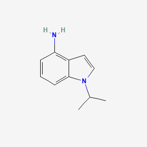 molecular formula C11H14N2 B3045984 1-(propan-2-yl)-1H-indol-4-amine CAS No. 1173986-92-9