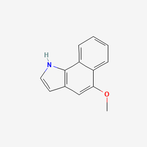 molecular formula C13H11NO B3045989 5-Methoxy-1H-benzo[g]indole CAS No. 117461-83-3