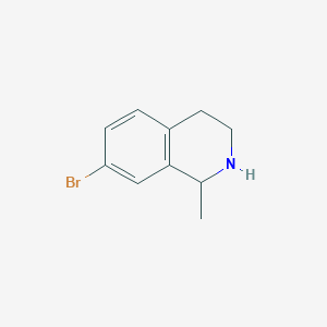 molecular formula C10H12BrN B3045996 7-溴-1-甲基-1,2,3,4-四氢异喹啉 CAS No. 1176414-95-1