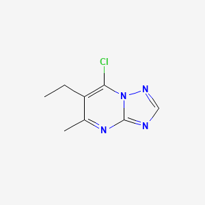 7-Chloro-6-ethyl-5-methyl-[1,2,4]triazolo[1,5-a]pyrimidine