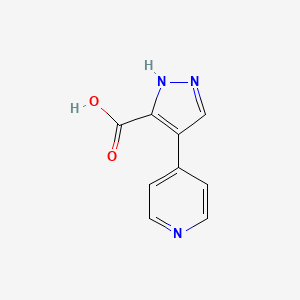 4-(Pyridin-4-yl)-1H-pyrazole-3-carboxylic acid