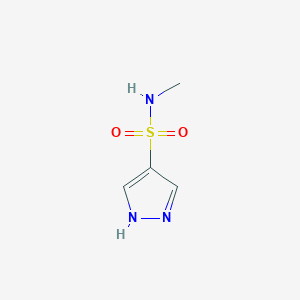 molecular formula C4H7N3O2S B3046005 N-methyl-1H-pyrazole-4-sulfonamide CAS No. 1178430-81-3
