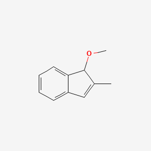 molecular formula C11H12O B3046016 1-Methoxy-2-methyl-1h-indene CAS No. 117951-24-3