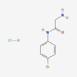 molecular formula C8H10BrClN2O B3046021 2-amino-N-(4-bromophenyl)acetamide hydrochloride CAS No. 1181458-36-5