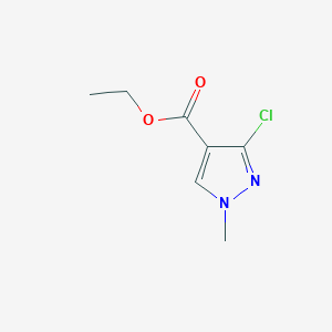 molecular formula C7H9ClN2O2 B3046025 Ethyl 3-chloro-1-methyl-1H-pyrazole-4-carboxylate CAS No. 118197-42-5