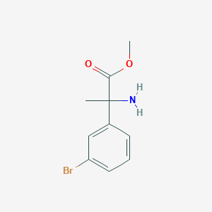 Methyl 2-amino-2-(3-bromophenyl)propanoate