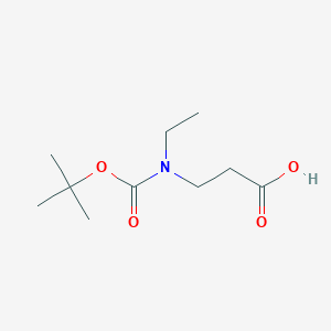 3-{[(Tert-butoxy)carbonyl](ethyl)amino}propanoic acid