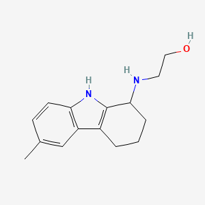 2-[(6-methyl-2,3,4,9-tetrahydro-1H-carbazol-1-yl)amino]ethanol