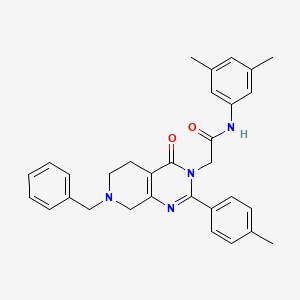 N-(3,4-dimethoxyphenyl)-2-{[1-(4-methylphenyl)-6-oxo-1,6-dihydropyridazin-3-yl]thio}propanamide