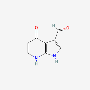 4-Hydroxy-1H-pyrrolo[2,3-b]pyridine-3-carbaldehyde