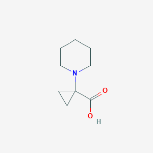 molecular formula C9H15NO2 B3046083 1-(Piperidin-1-yl)cyclopropane-1-carboxylic acid CAS No. 119111-64-7