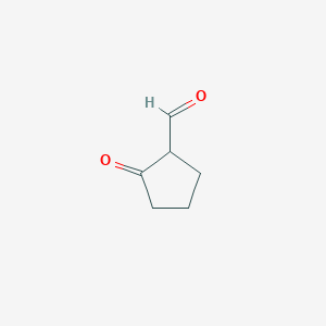 molecular formula C6H8O2 B3046085 Cyclopentanecarboxaldehyde, 2-oxo- CAS No. 1192-54-7