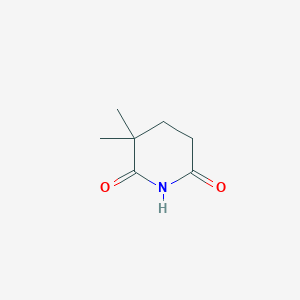 molecular formula C7H11NO2 B3046093 3,3-Dimethylpiperidine-2,6-dione CAS No. 1194-33-8