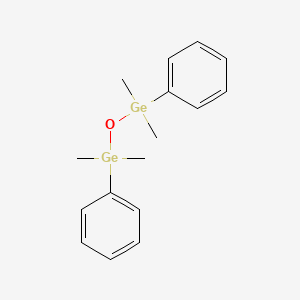 molecular formula C16H22Ge2O B3046095 Digermoxane, 1,1,3,3-tetramethyl-1,3-diphenyl- CAS No. 119405-78-6