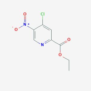 molecular formula C8H7ClN2O4 B3046107 Ethyl 4-chloro-5-nitropicolinate CAS No. 1196152-94-9