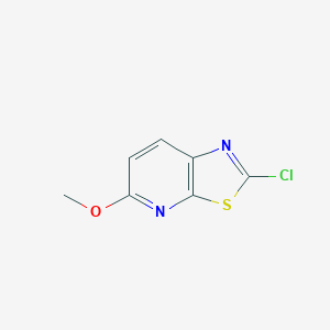 molecular formula C7H5ClN2OS B3046109 2-Chloro-5-methoxy-thiazolo[5,4-B]pyridine CAS No. 1196154-04-7