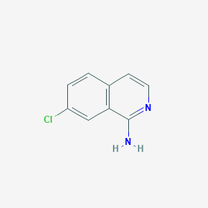 molecular formula C9H7ClN2 B3046110 7-Chloroisoquinolin-1-amine CAS No. 1196154-21-8