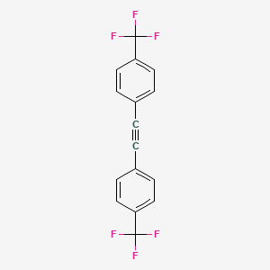 Benzene, 1,1'-(1,2-ethynediyl)bis[4-(trifluoromethyl)-
