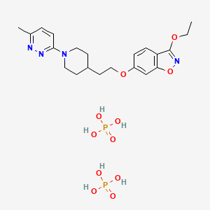 molecular formula C21H32N4O11P2 B3046123 Vapendavir (diphosphate) CAS No. 1198151-75-5