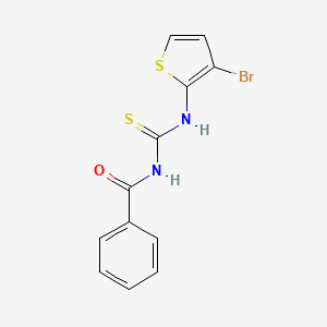 N-((3-bromothiophen-2-yl)carbamothioyl)benzamide