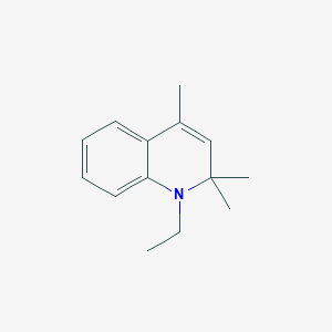 molecular formula C14H19N B3046135 Quinoline, 1-ethyl-1,2-dihydro-2,2,4-trimethyl- CAS No. 120109-38-8