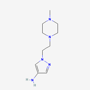 1-[2-(4-Methylpiperazin-1-yl)ethyl]-1h-pyrazol-4-amine