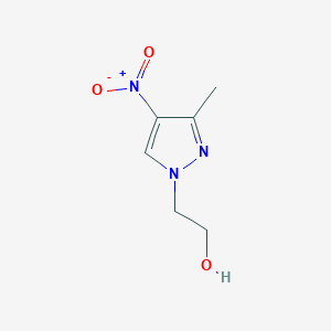 molecular formula C6H9N3O3 B3046141 2-(3-Methyl-4-nitropyrazol-1-yl)ethanol CAS No. 1201936-01-7