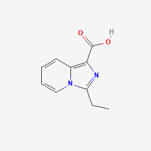 molecular formula C10H10N2O2 B3046144 3-乙基咪唑并[1,5-a]吡啶-1-羧酸 CAS No. 120221-67-2