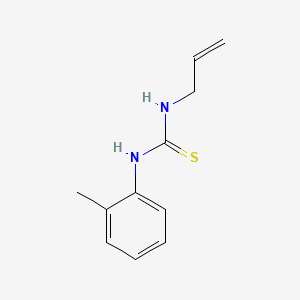 molecular formula C11H14N2S B3046161 1-(2-Methylphenyl)-3-(prop-2-en-1-yl)thiourea CAS No. 1204-97-3