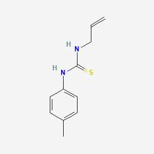 molecular formula C11H14N2S B3046166 N-Allyl-N'-(p-methylphenyl)thiourea CAS No. 1205-89-6