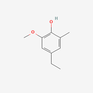 molecular formula C10H14O2 B3046168 4-Ethyl-2-methoxy-6-methylphenol CAS No. 120550-70-1