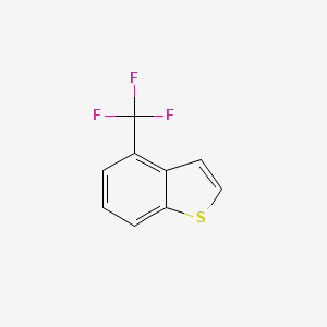 molecular formula C9H5F3S B3046169 Benzo[b]thiophene, 4-(trifluoromethyl)- CAS No. 120568-06-1