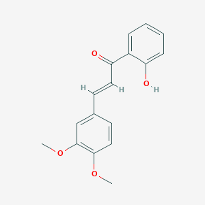 molecular formula C17H16O4 B304617 3,4-Dimethoxy-2'-hydroxychalcone CAS No. 79140-20-8