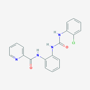 N-(2-(3-(2-chlorophenyl)ureido)phenyl)picolinamide