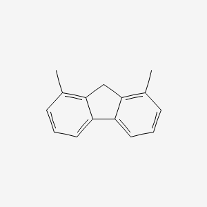 molecular formula C15H14 B3046182 1,8-dimethyl-9H-fluorene CAS No. 1207-11-0
