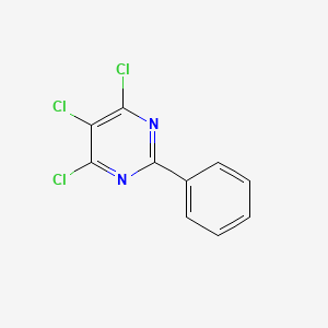 molecular formula C10H5Cl3N2 B3046183 4,5,6-Trichloro-2-phenylpyrimidine CAS No. 1207-84-7