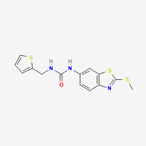 1-(2-(Methylthio)benzo[d]thiazol-6-yl)-3-(thiophen-2-ylmethyl)urea