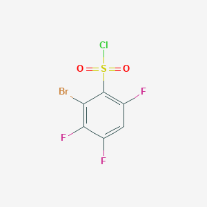 molecular formula C6HBrClF3O2S B3046203 2-Bromo-3,4,6-trifluorobenzenesulfonyl chloride CAS No. 1208076-80-5