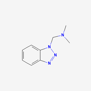molecular formula C9H12N4 B3046211 1-(benzotriazol-1-yl)-N,N-dimethylmethanamine CAS No. 1210522-68-1
