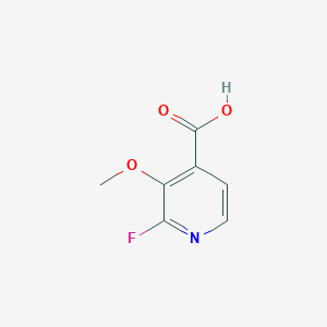 molecular formula C7H6FNO3 B3046214 2-Fluoro-3-methoxypyridine-4-carboxylic acid CAS No. 1211528-26-5