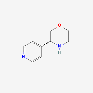 molecular formula C9H12N2O B3046226 (R)-3-(Pyridin-4-yl)morpholine CAS No. 1212939-43-9