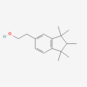molecular formula C16H24O B3046228 2-(1,1,2,3,3-Pentamethyl-2,3-dihydro-1H-inden-5-yl)ethan-1-ol CAS No. 1213-44-1