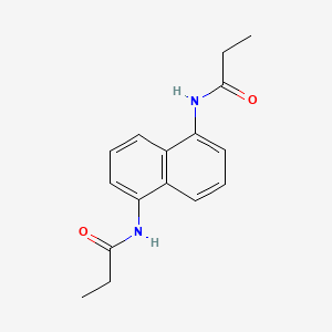 molecular formula C16H18N2O2 B3046229 N,N'-1,5-naphthalenediyldipropanamide CAS No. 121311-45-3