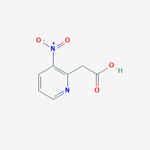 molecular formula C7H6N2O4 B3046239 2-(3-Nitropyridin-2-yl)acetic acid CAS No. 1214374-87-4