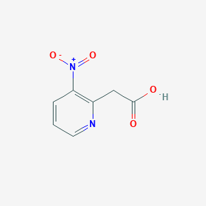 molecular formula C7H6N2O4 B3046239 2-(3-硝基吡啶-2-基)乙酸 CAS No. 1214374-87-4