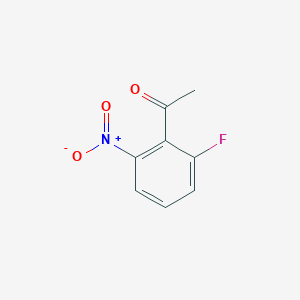 molecular formula C8H6FNO3 B3046240 1-(2-Fluoro-6-nitrophenyl)ethanone CAS No. 1214377-22-6
