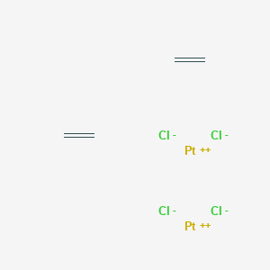 molecular formula C4H8Cl4Pt2 B3046243 Platinum, di-mu-chlorodichlorobis(eta2-ethene)di-, stereoisomer CAS No. 12144-54-6